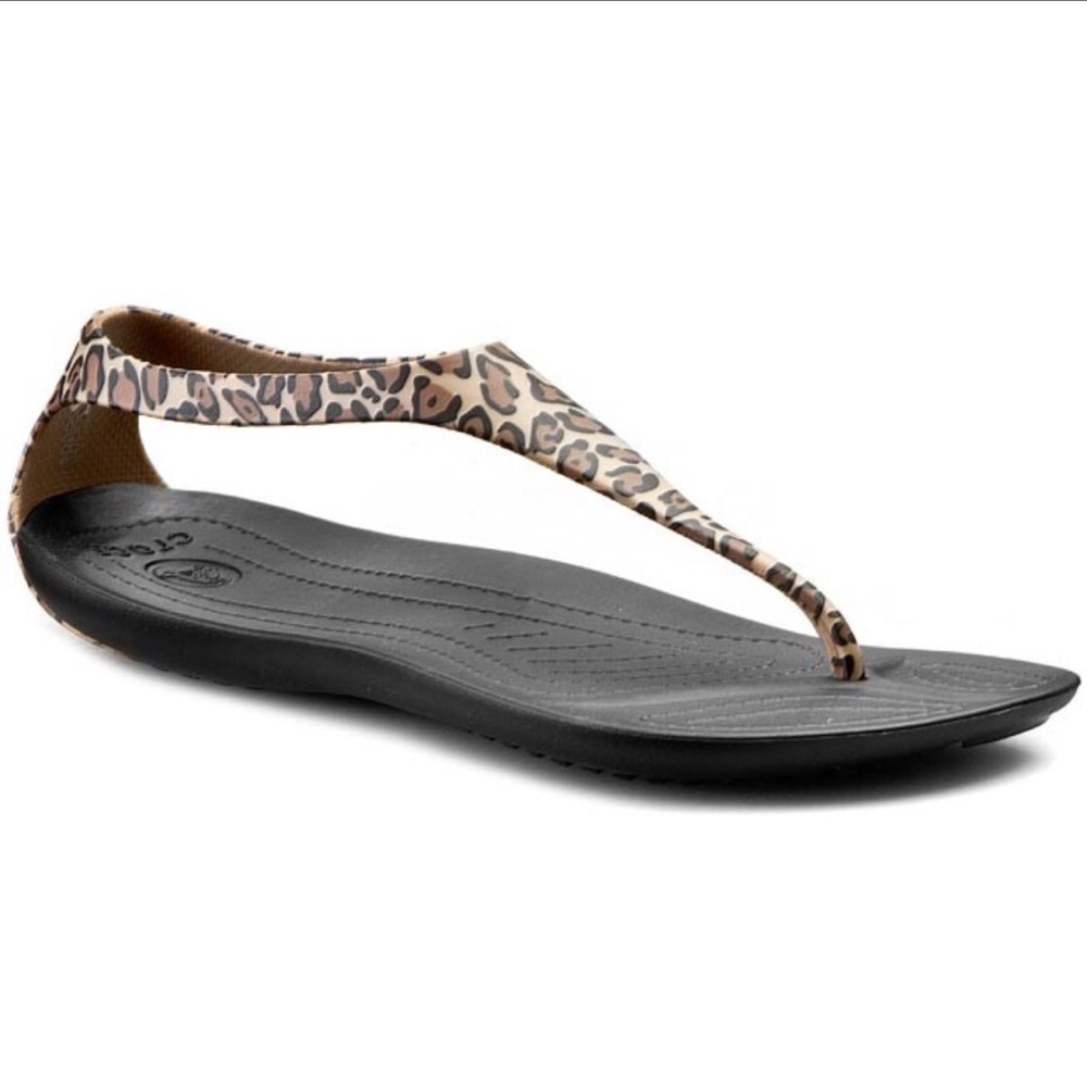•SOLD• Crocs Sophisticated Sexi Flip Flop in Wild - Picture 7 of 8